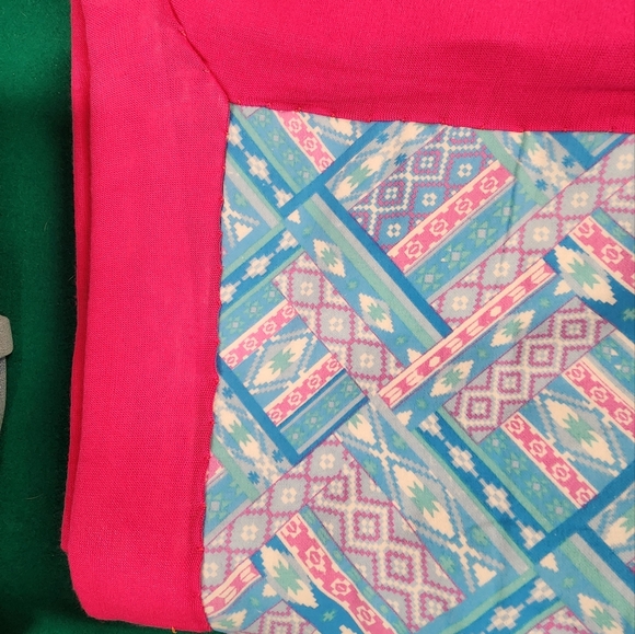 hand sewn tack and pull style baby blanket - Picture 3 of 3